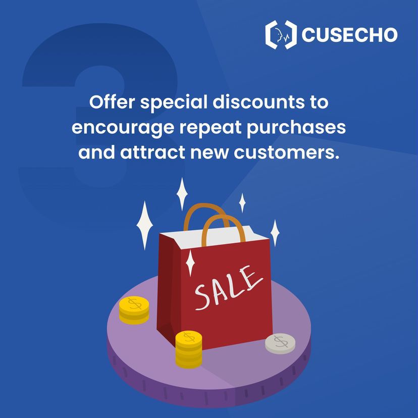  3. Offer Special Discounts to Encourage Repeat Purchases